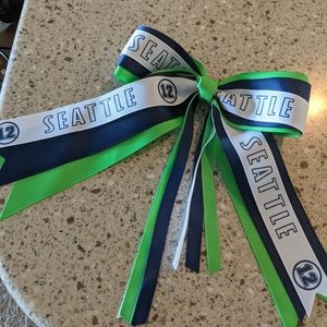 Seattle Seahawks Hair Bow